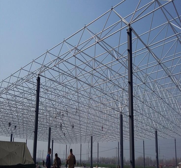 鋼結(jié)構(gòu)網(wǎng)架在現(xiàn)代市場(chǎng)頂棚中的應(yīng)用